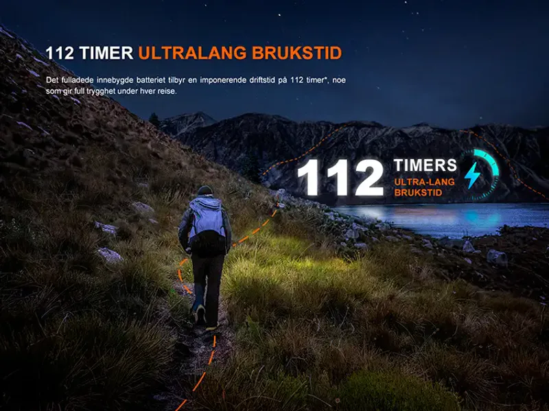 Fenix HL12R V2.0 hodelykt grå 500LM